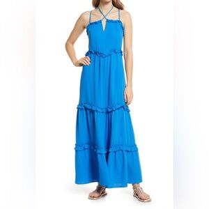 🍂Btfl life ruffle maxi dress nwt